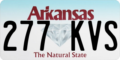 AR license plate 277KVS
