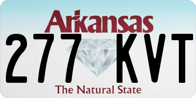 AR license plate 277KVT