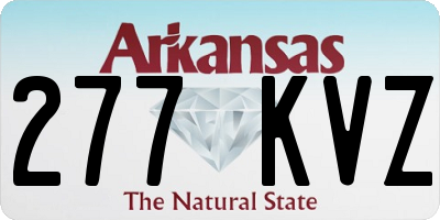 AR license plate 277KVZ