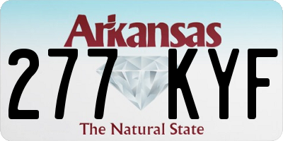 AR license plate 277KYF