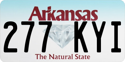 AR license plate 277KYI
