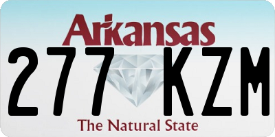 AR license plate 277KZM