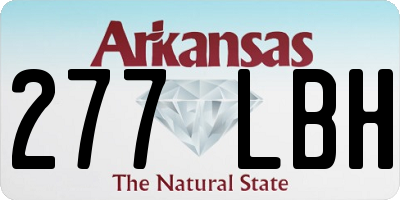 AR license plate 277LBH