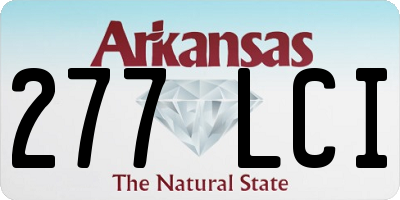 AR license plate 277LCI