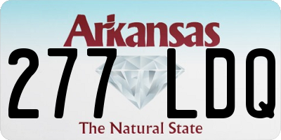 AR license plate 277LDQ