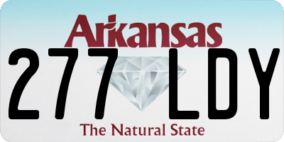 AR license plate 277LDY