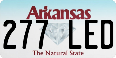 AR license plate 277LED