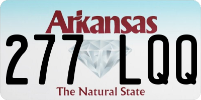 AR license plate 277LQQ