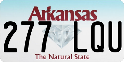 AR license plate 277LQU