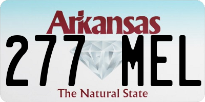 AR license plate 277MEL