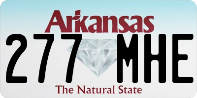 AR license plate 277MHE