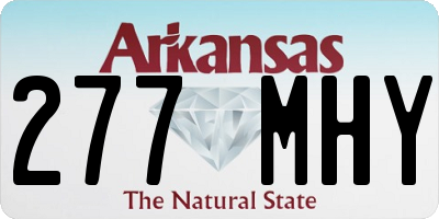 AR license plate 277MHY