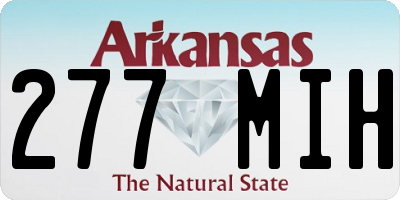 AR license plate 277MIH