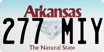 AR license plate 277MIY