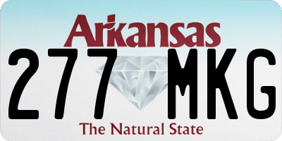 AR license plate 277MKG