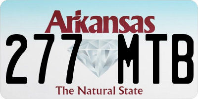 AR license plate 277MTB