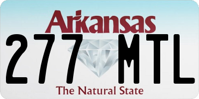 AR license plate 277MTL