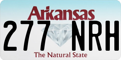 AR license plate 277NRH