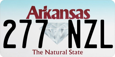 AR license plate 277NZL