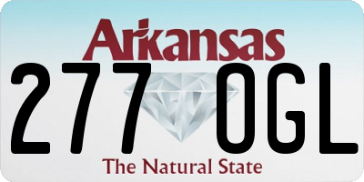 AR license plate 277OGL