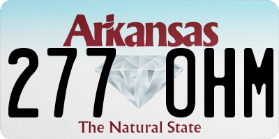 AR license plate 277OHM