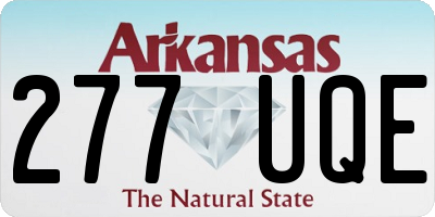 AR license plate 277UQE