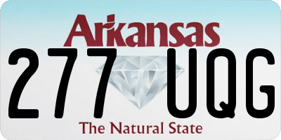 AR license plate 277UQG