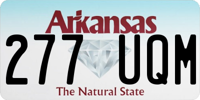 AR license plate 277UQM
