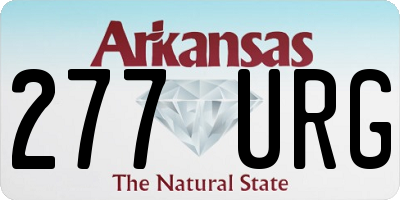 AR license plate 277URG