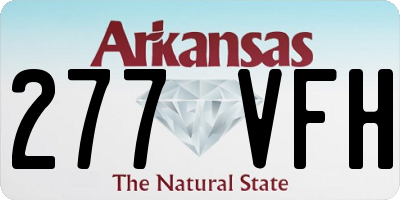 AR license plate 277VFH