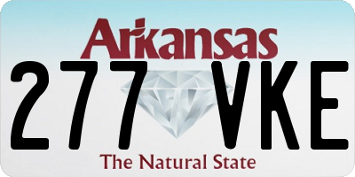 AR license plate 277VKE