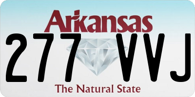 AR license plate 277VVJ