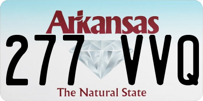 AR license plate 277VVQ