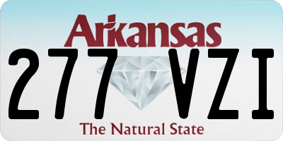 AR license plate 277VZI