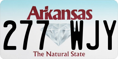 AR license plate 277WJY