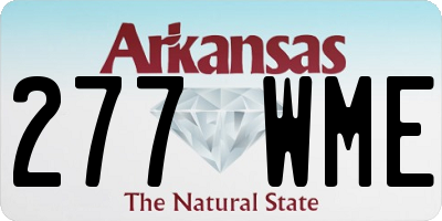 AR license plate 277WME