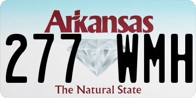 AR license plate 277WMH