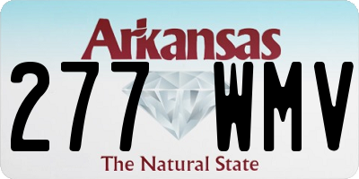 AR license plate 277WMV