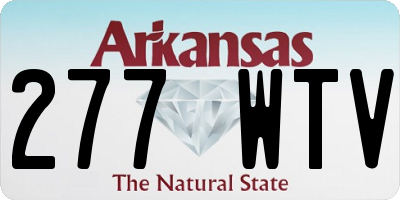 AR license plate 277WTV