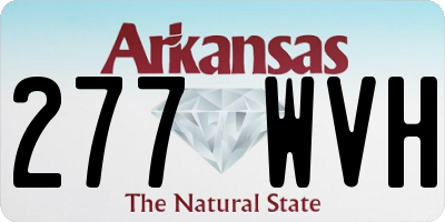 AR license plate 277WVH