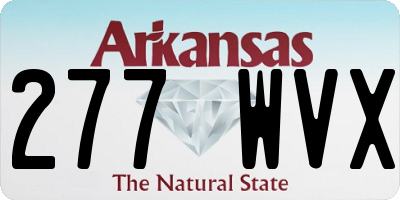 AR license plate 277WVX
