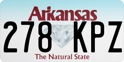 AR license plate 278KPZ