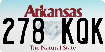 AR license plate 278KQK