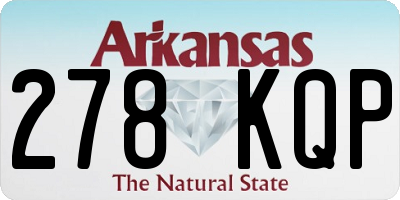 AR license plate 278KQP
