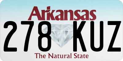 AR license plate 278KUZ