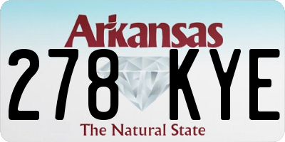 AR license plate 278KYE