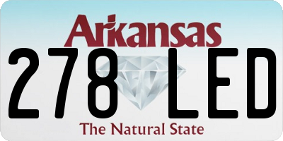 AR license plate 278LED