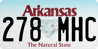 AR license plate 278MHC