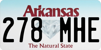 AR license plate 278MHE