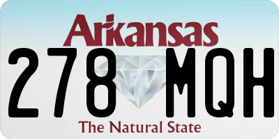 AR license plate 278MQH